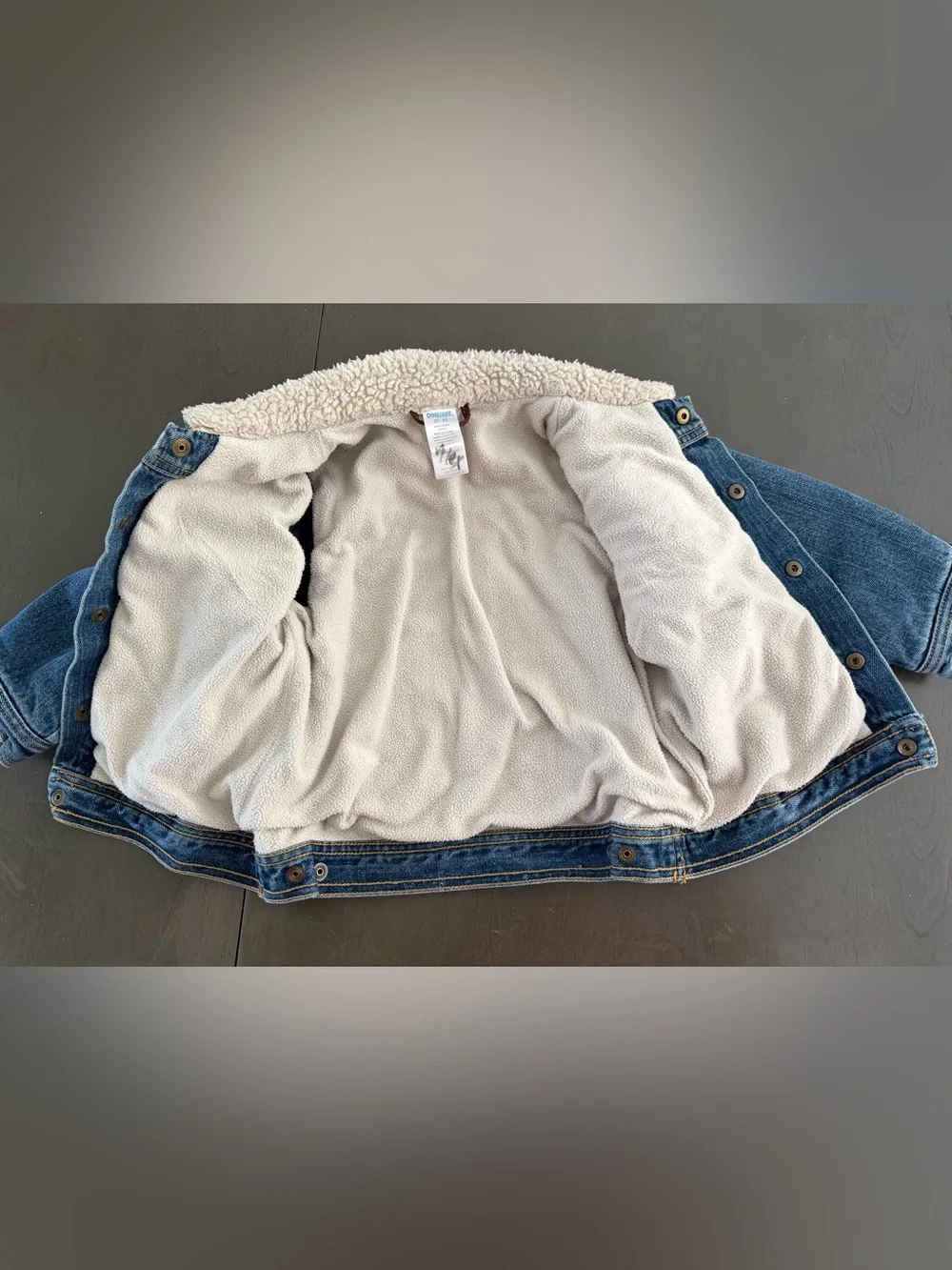 2T-3T Gymboree Sherpa Blue Denim Jacket